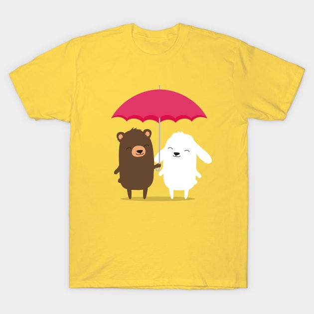 Sharing umbrella T-Shirt by hyperactive